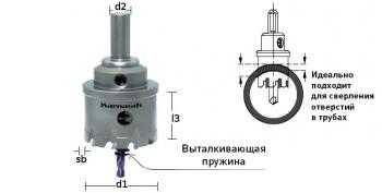 Твердосплавные коронки POWER-MAX 20, длина 30 мм, в сборе, арт. 20.1015-067