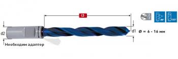 Спиральное сверло DRILL-LINE RAIL PRO 9,8*30 арт. 20.1430-0098
