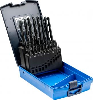 Набор сверл по металлу SET 19шт DIN338 HSSG d 1-10, арт.25203701