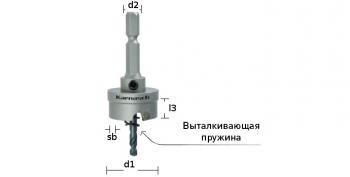 Твердосплавные коронки EXTRA EASY-CUT 3, длина 8 мм, в сборе, арт. 20.1025-033
