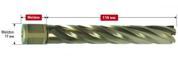 Корончатое сверло GOLD-LINE 38*110 арт. 20.1280U-038