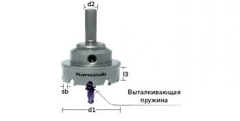 Твердосплавные коронки Power-Max 10, длина 12 мм, в сборе, арт. 20.1010-067