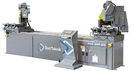 Дисковый отрезной станок с 2 пильными головами Ileri Teknik LCS 400 DX